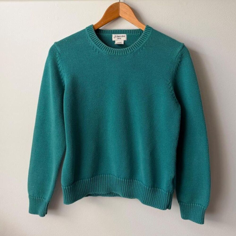 Vintage St. John’s Bay teal fisherman sweater